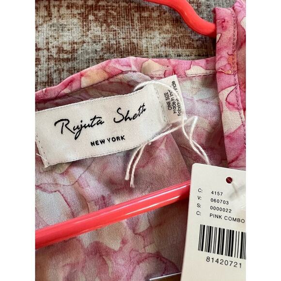 Anthropologie Rujuta Sheth Kaftan Maxi Dress Womens One Size Vacation Summer - Picture 9 of 10